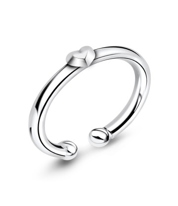 Little Heart Silver Ear Cuffs Jewelry EC-414